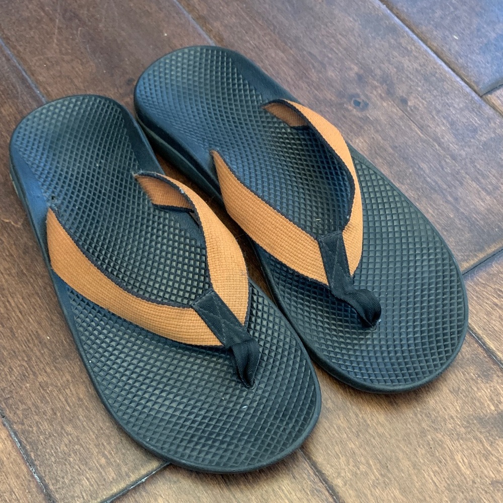 Chaco Black and Tan Men's Sandals
